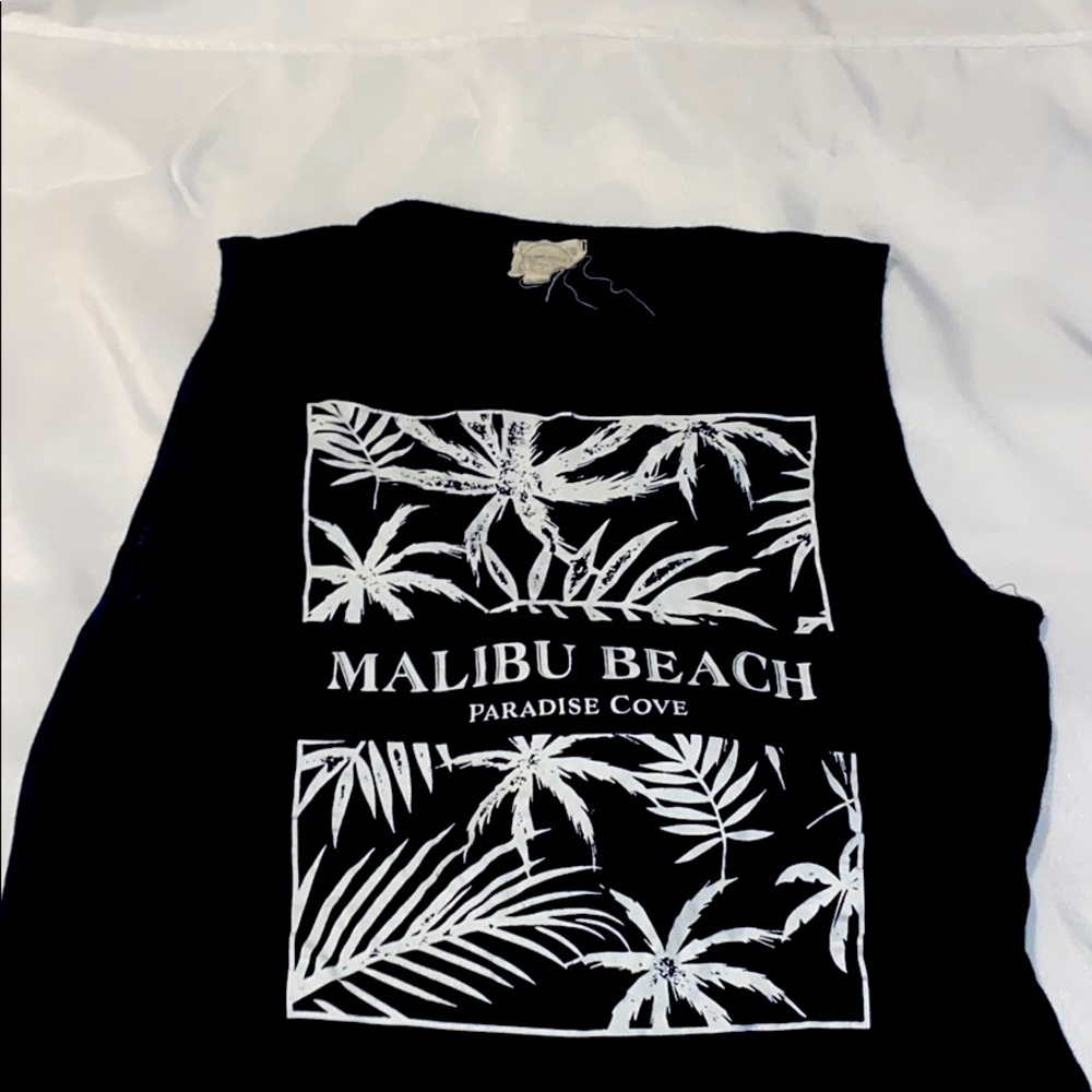 Malibu beach shirt with bottom tie